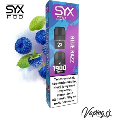 Syx Pod Blue Razz 16,5 mg 2 x 950 potáhnutí 1 ks