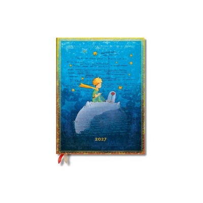 Saint-Exupéry, the Little Prince Mini Hardcover 12-Month Daily Planner, 416pg, 80gsm by Paperblanks Embellished Manuscripts Collection 2027