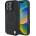 BMW Кожен калъф BMW Sign Leather Half Textured And Circle MagSafe за iPhone 16 Pro Max - черен (3666339323431)
