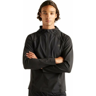 New Balance Reflective Run Hoodie M MT61021BBK black/black reflective