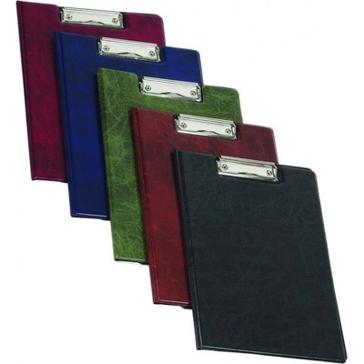 Karton P+P A4 zavírací deska s klipem lesk červená