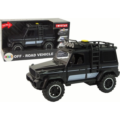 LEAN TOYS Terénne auto čierne 1:14