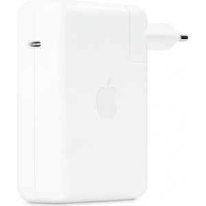 Apple iPhone Duo / 18 Pro Max / 18 Pro Зарядно устройство за мрежа на APPLE с Type-C конектор, 140 W, заместител на MLYU3AA/A, БЯЛО (MLYU3TU/A)
