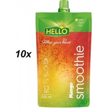 Hello Smoothie vrecko mango 10 x 200 ml