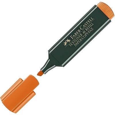 Faber-Castell Текст маркер Faber-Castell 1548 Скосен връх 1-5 mm, Оранжев