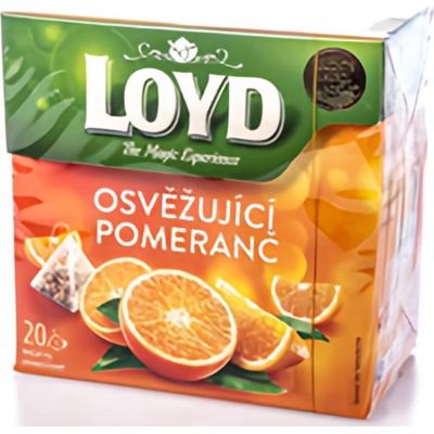 Loyd Tea pyramida Osvěžující pomeranč 20 x 2,2 g