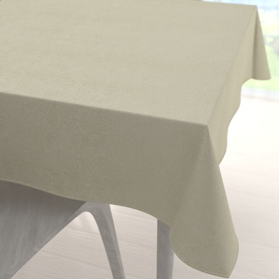 Biante Štvorcový obrus/imitácia brúsenej kože Alcantara ALC-021 Krémový 120x120 cm