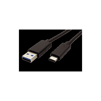 Roline 11.02.9011 USB 3.1, USB3.0 A(M) - USB C(M), 1m, černý