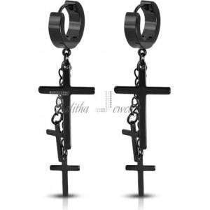 Talitha Висящи обеци с кръстове - talitha-jewelry - 32,99 лв