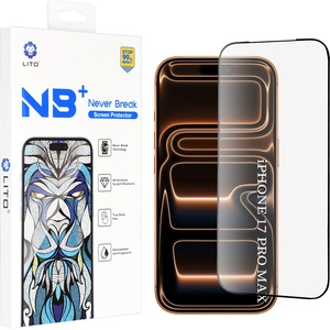 LITO Протектор за iPhone 17 Pro Max - Lito - NB Протектор за екран - Черен