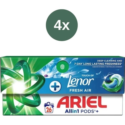 Ariel Plus prací kapsle Fresh Air 4 x 26 PD