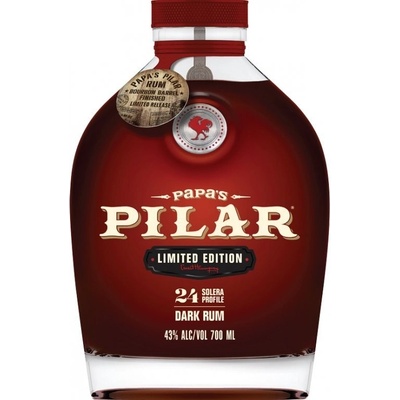 Papa's Pilar Bourbon Barrel Finished 43% 0,7 l (holá láhev)