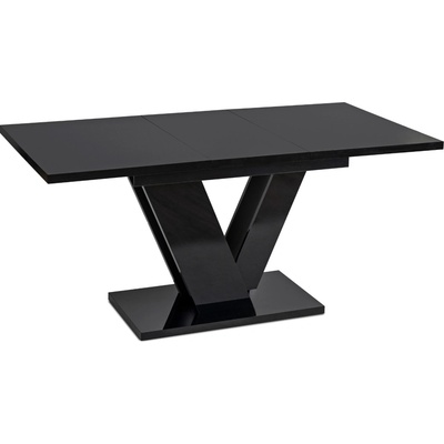 JAKS Jedálenský stôl Clark 120 cm black gloss glamour