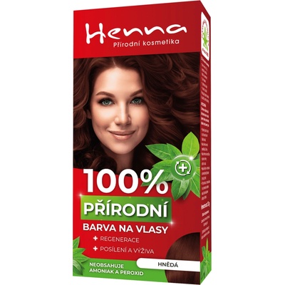 Henna prírodná farba na vlasy hnedá 33 g