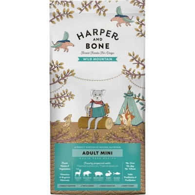 Harper and Bone Dog Adult Mini divoké hory 10 kg