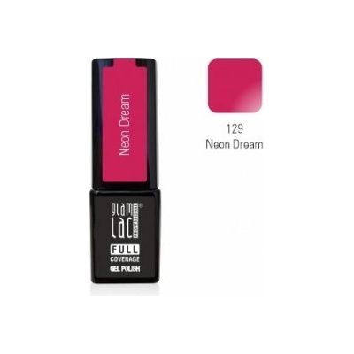 GlamLac Gel lak růžový 129 Neon Dream 6 ml