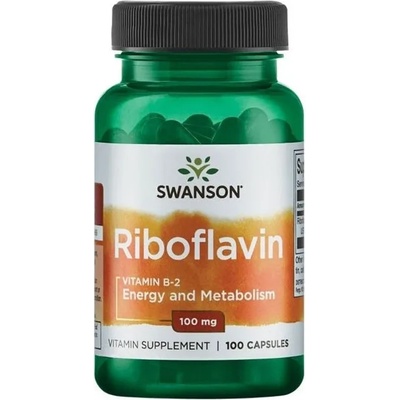 Swanson Riboflavin, 100 mg, 100 капсули, Swanson (SW018)