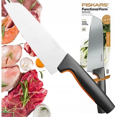 Fiskars Functional Form Santoku nôž 17 cm