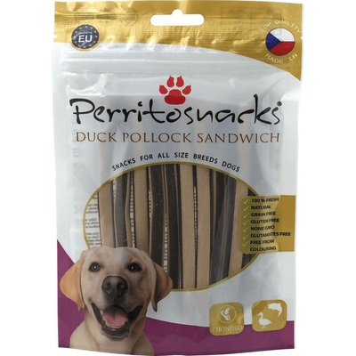 Perrito Dog Duck + Pollock Sandwich kachní sendvič s treskou 100 g