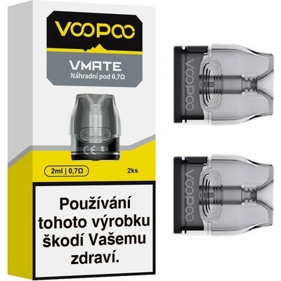 VOOPOO VMATE V2 cartridge 3ml 0,7ohm 2 ks
