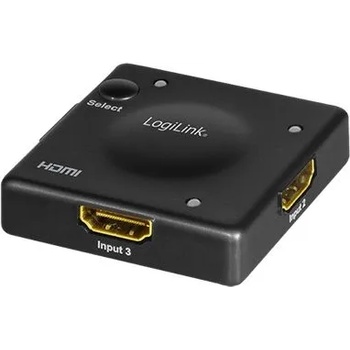 Image 1 of LogiLink Switch HDMI 3x - 1xMon, 1080p, HD0041, LogiLink (HD0041)