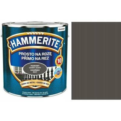 Hammerite Prosto Na Rdzę barva na kov pískově tmavě šedá 2,5L