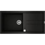 Teka Nova 60 L-TG ЧЕРНА М. 1030. ЧЕ, Гранитна мивка, авт. клапан, обръщаема (М.1030.ЧЕ) Мивка за вграждане