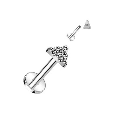 Šperky4U piercing do brady labreta TITAN TIT1302-1206