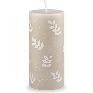 Unipar Сива и бежова свещ , време на горене 73 ч. Pure Beauty - Unipar (Pure Beauty Beige Pillar 70x150)