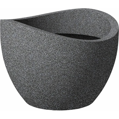 Scheurich Květináč 250 černý granit 50 cm