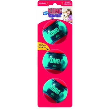 Kong Squeezz Action Lopta S 3 ks