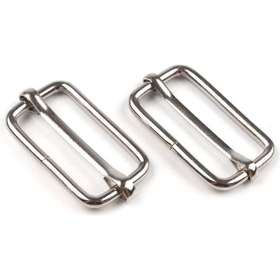 Prima-obchod Posunovač na popruhy šíře 33 mm, barva 1 nikl