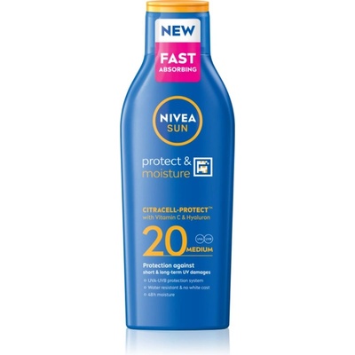 Nivea SUN Protect & Moisture крем за тен SPF 20 200ml
