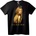 NOONEBRAND Тениска Shakira Златен Дизайн - L, Black