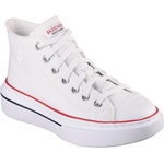 Skechers Дамски маратонки Skechers Womens Canvas Air Cooled Classic Low-Top Trainers - White
