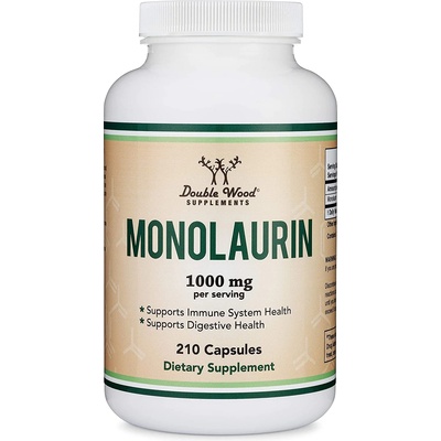 Double Wood Supplements Monolaurin, 210 капсули, Double Wood
