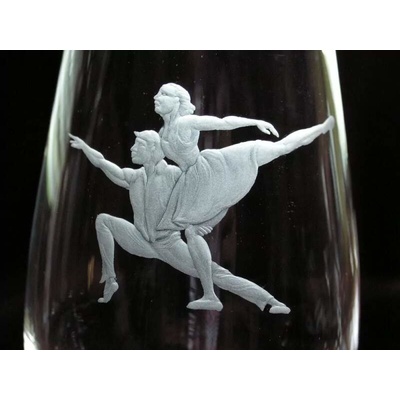 Rytiskla cz balet 05 sklenice na víno 500 ml