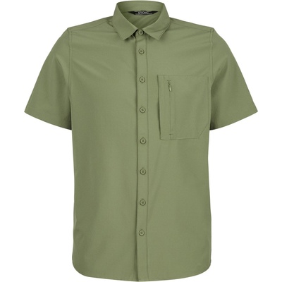 Stoic Мъжка риза с копчета Stoic AntiMosquito ByskeSt. Shirt S/S Shirt - Moss Green (033-2743-0512)
