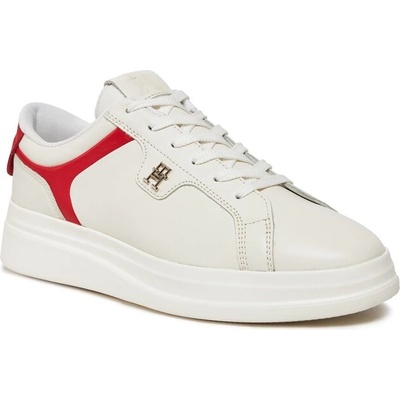 Tommy Hilfiger Сникърси Tommy Hilfiger Pointy Court Sneaker FW0FW07460 Екрю (Pointy Court Sneaker FW0FW07460)