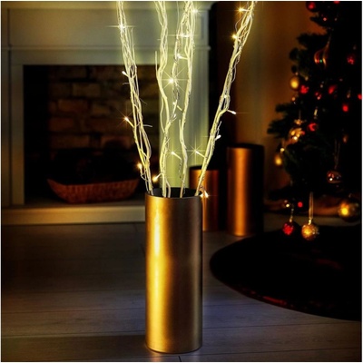 FK technics LED Vianočná dekorácia 40xLED/3xAA biela FK0228