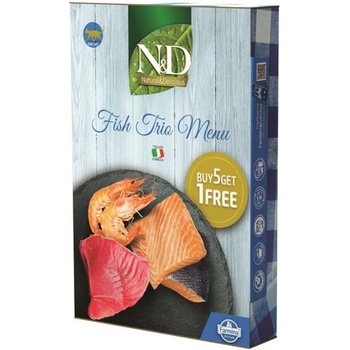N&D cat tuna squid & shrimp 6 x 70 g