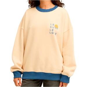 Billabong Дамски пуловер Billabong Women's Le Love Surf Crew Jumper - White Cap - размер XS (117-3859-0111)