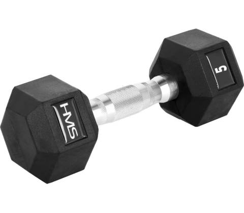 HMS PREMIUM Hexagonální jednoručka 5 kg