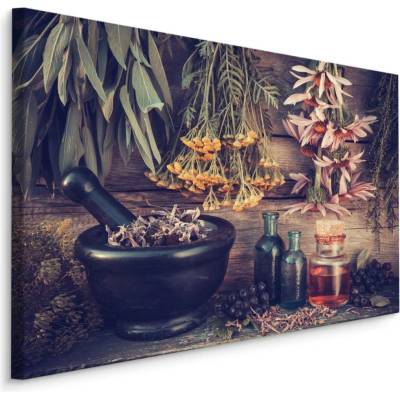 Moderní obraz na plátně do kuchyně Koutek S Bylinkami A Kořením Varianta: 40x30