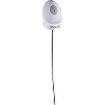Sevanda Vibrating & E-stim Metal Urethral Sounding White