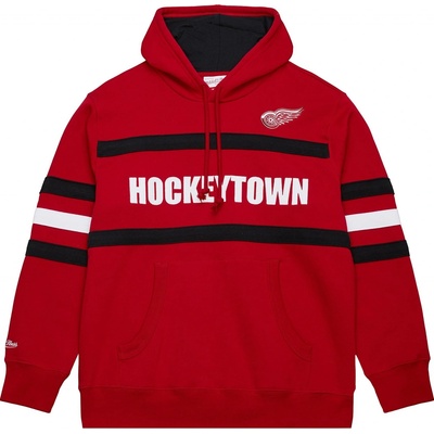 Mitchell & Ness mikina Detroit Red Wings Head Coach Hoodie Current Logo – Hledejceny.cz