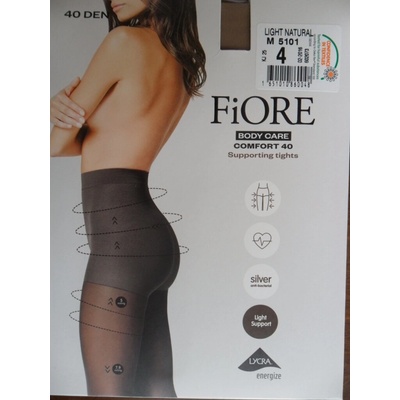 Fiore Comfort silver 40 DEN tan