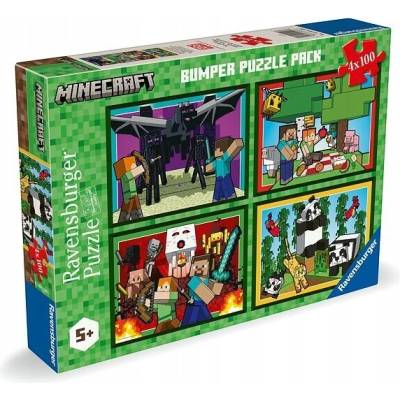 Ravensburger 4x100 Minecraft Adventures