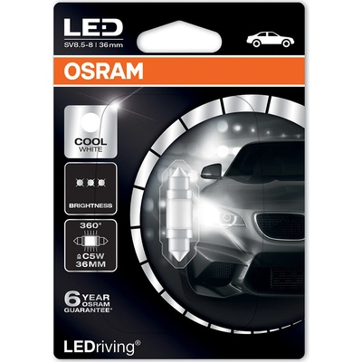 Osram 6498CW LED 36mm Premium retrofit 6000K C5W SV8,5-8
