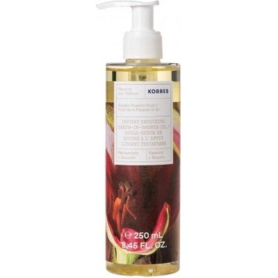 KORRES Хидратиращо серум - масло за тяло след баня , Korres Golden Passiion Fruit Serum-In-Shower-Oil 250ml